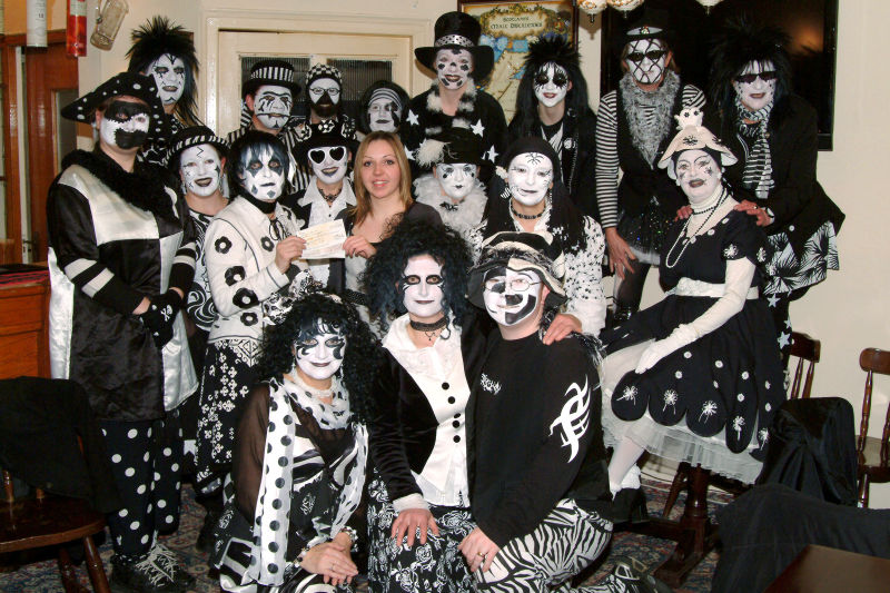 <p>Presentation of the money raised for Macmillan Cancer Care on New Years Eve, made on 9 February 2009 at the Boat Inn, Whittlesea.</p>