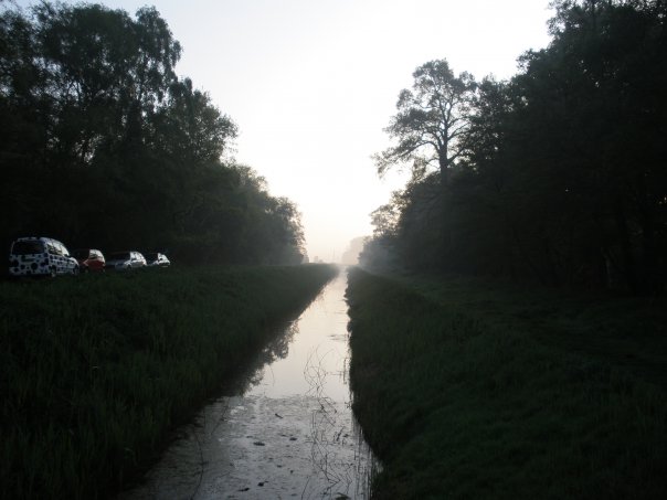 <p>May 1, 2009. A thin layer of mist clung to the ground - it was quite magical.</p>