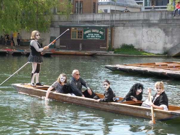 <p>May 1, 2009 - punting on the Cam after dancing in Cambridge</p>