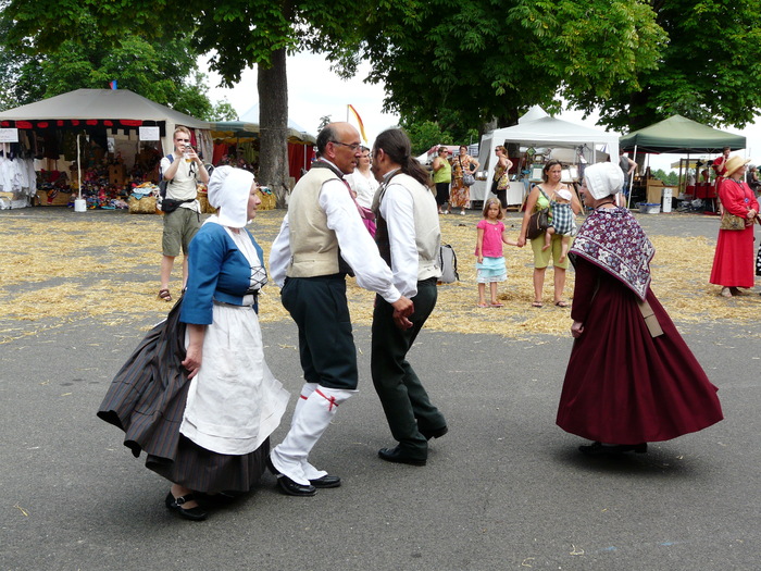 <p>At the mediaeval fair</p>