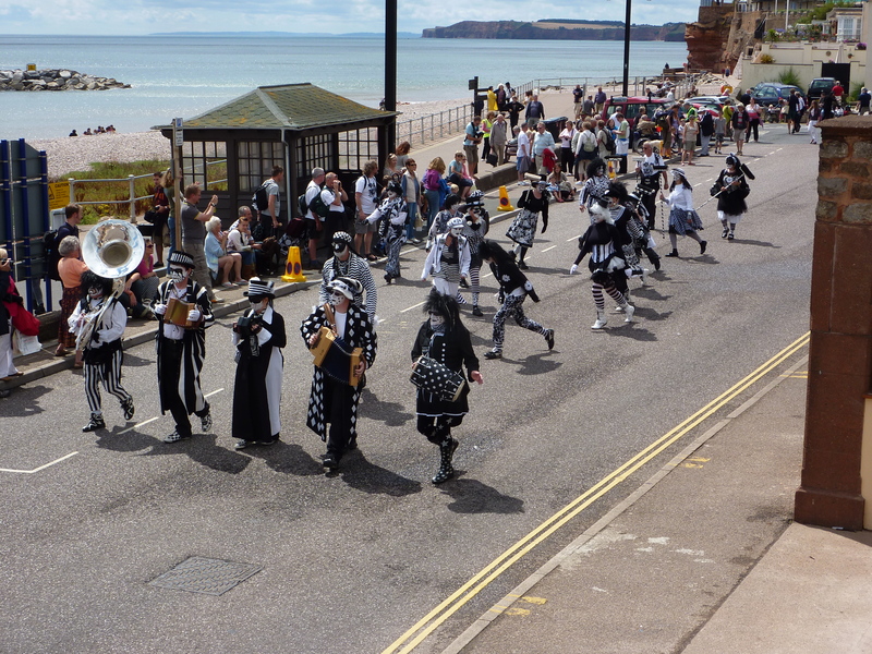 Daytime procession at Sidmouth 2010. Photo by Mike Tabecki.
