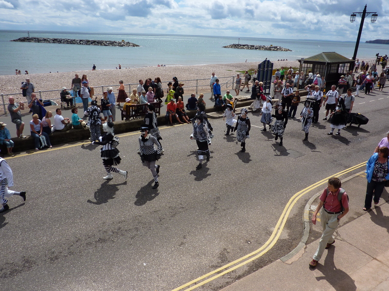 Daytime procession at Sidmouth 2010. Photo by Mike Tabecki.