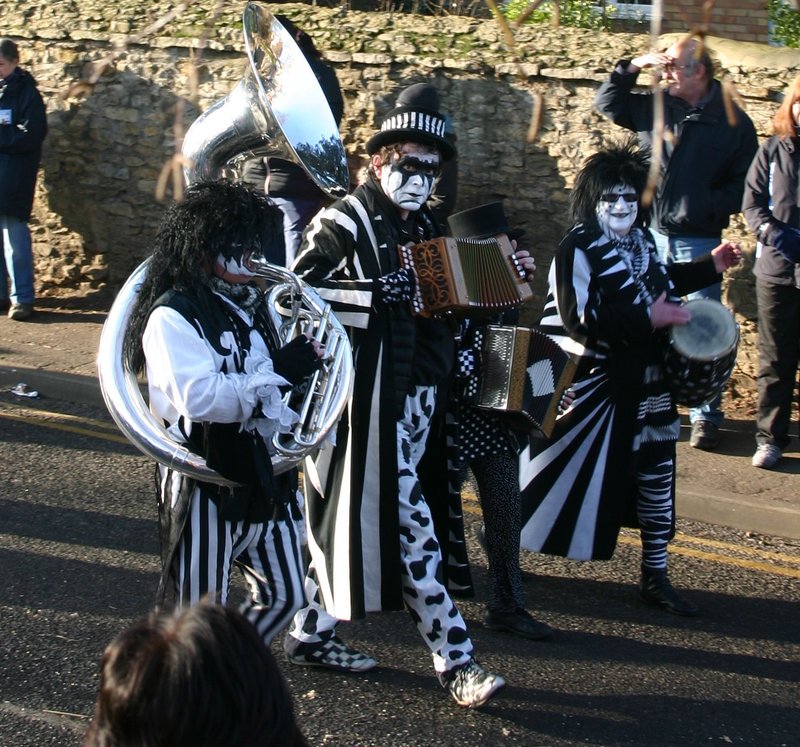 <p>In Whittlesea Straw Bear procession, 2012</p>