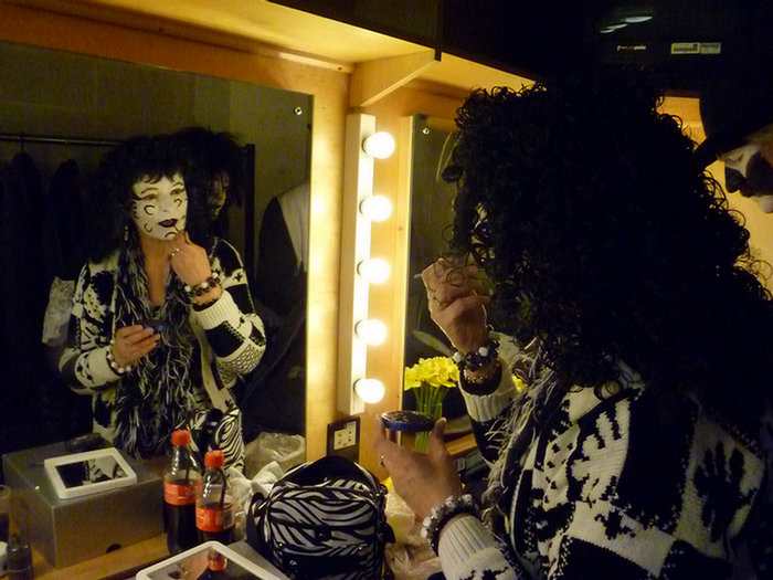 <p>With proper lights and mirrors and all!</p>