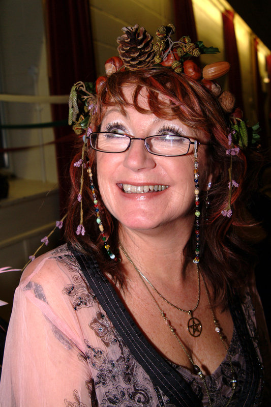 <p>Without her camera, this time</p>